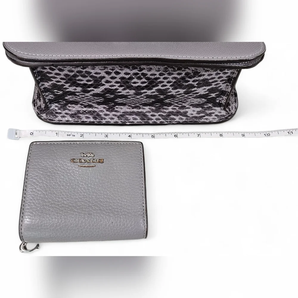 Coach Brynn 2021 NWOTs Gray Crossbody Bag and Wallet Set - Picture 6 of 14